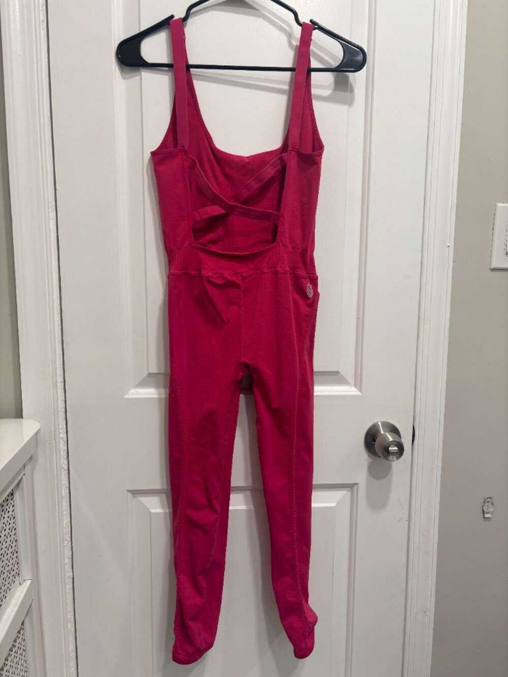 Free People FP Movement "Good Karma" Onesie, Pink - Picture 3 of 6